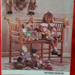 Simplicity 9077 Bunny, Lamb, Duck Sewing Pattern